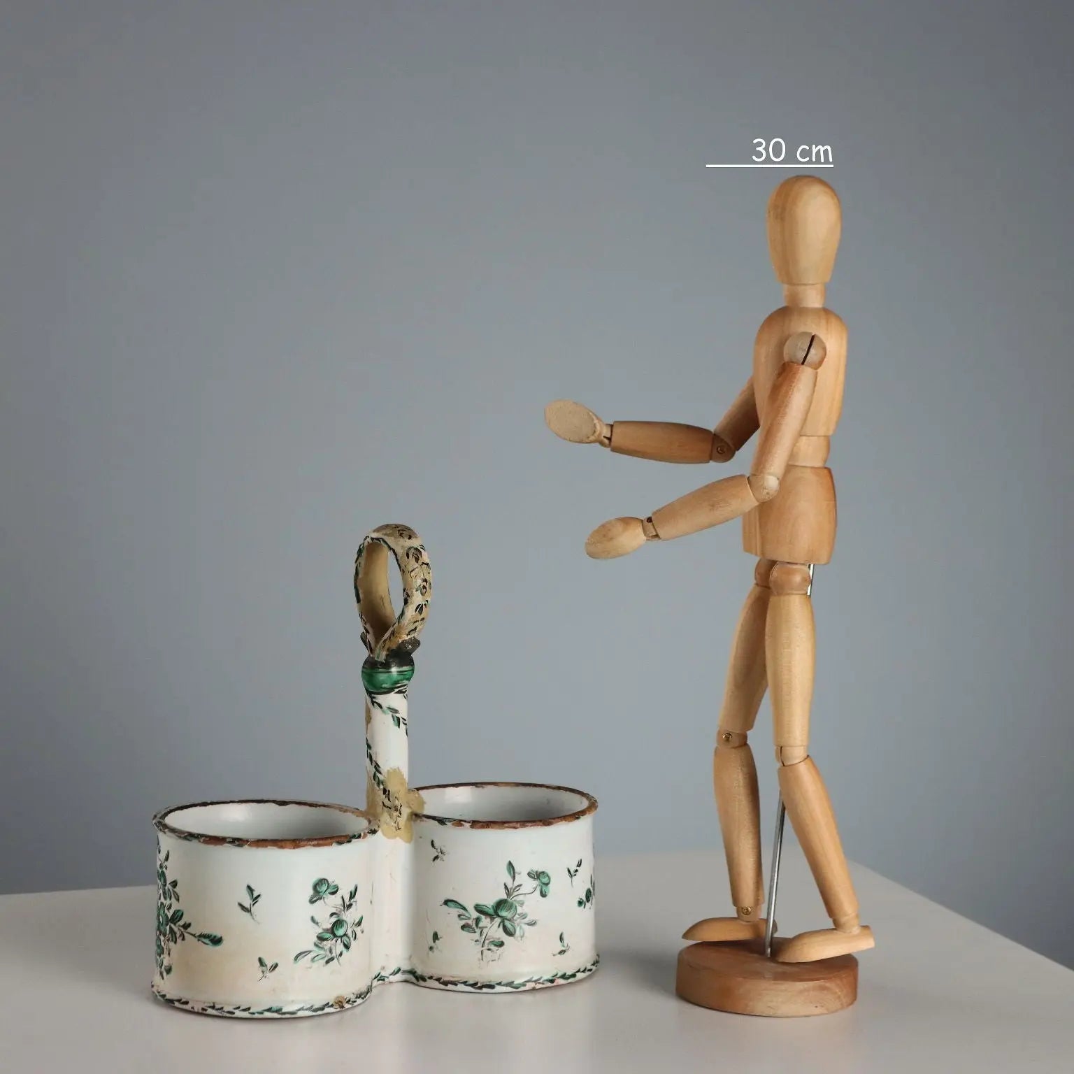 Antique Majolica Oil and Vinegar Holder Decorations XVIII Century - Italy, Late XVIII Century | Antiques | Ceramics Products