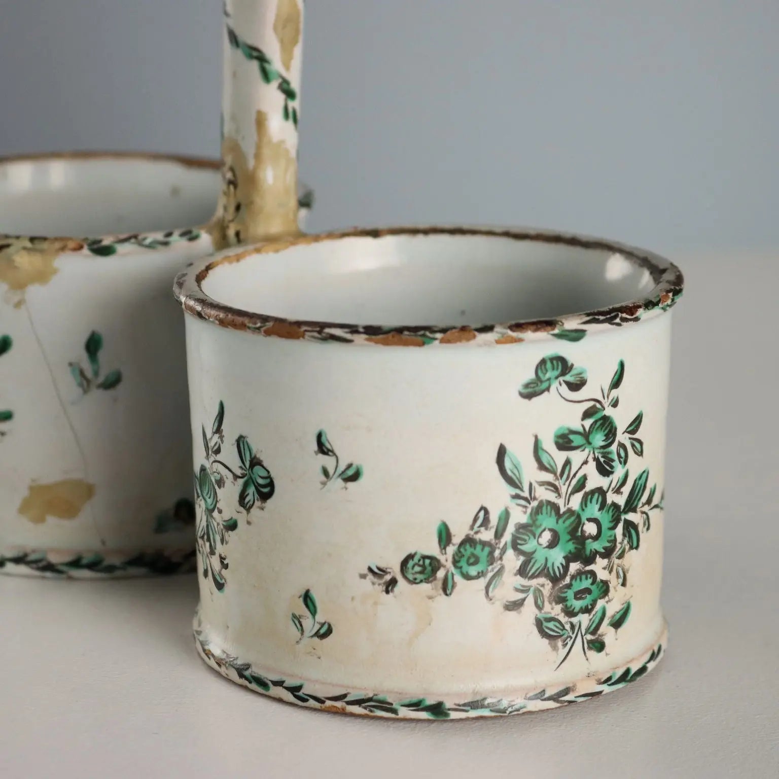 Antique Majolica Oil and Vinegar Holder Decorations XVIII Century - Italy, Late XVIII Century | Antiques | Ceramics Products