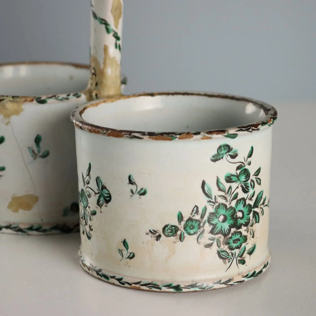 Antique Majolica Oil and Vinegar Holder Decorations XVIII Century - Italy, Late XVIII Century | Antiques | Ceramics Products