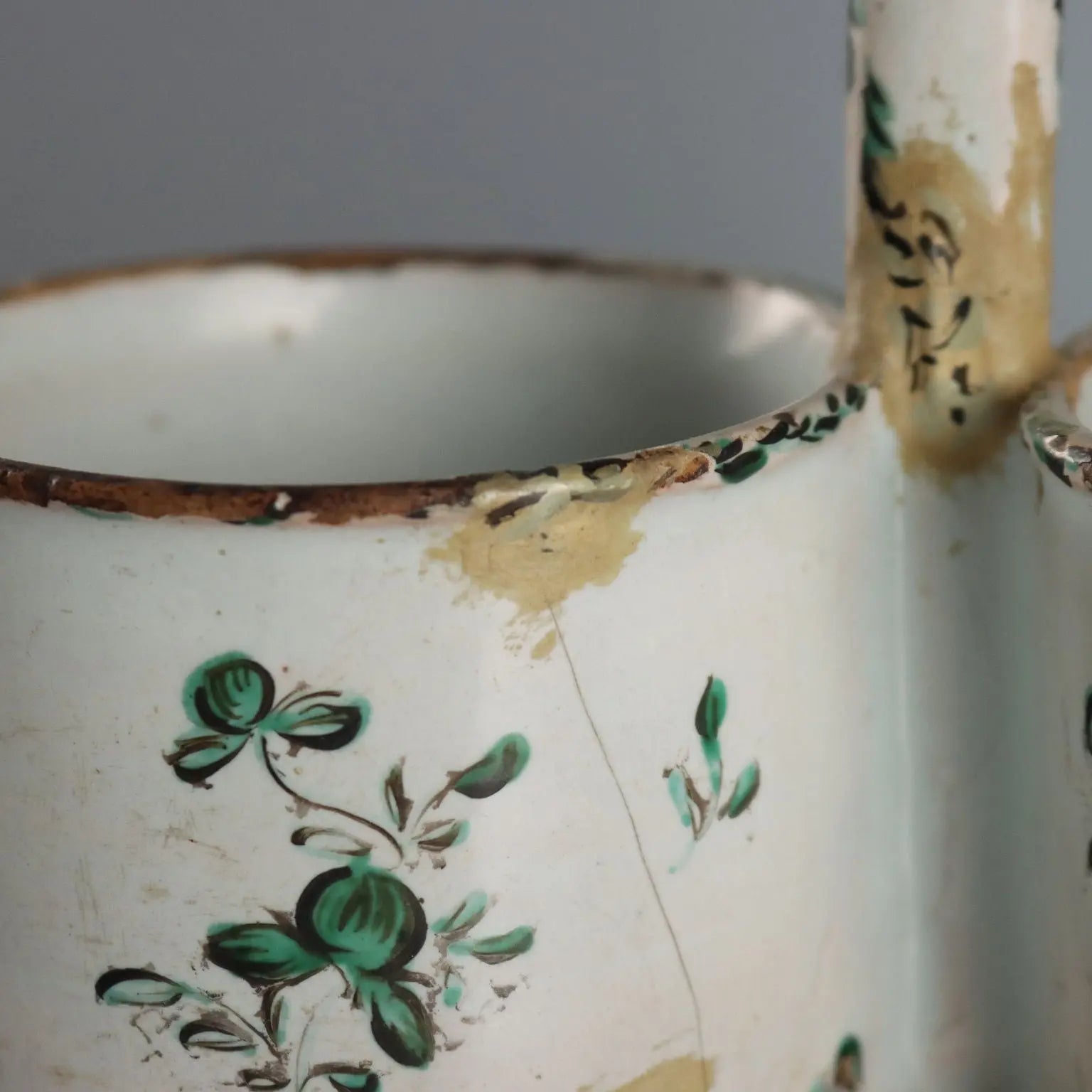 Antique Majolica Oil and Vinegar Holder Decorations XVIII Century - Italy, Late XVIII Century | Antiques | Ceramics Products