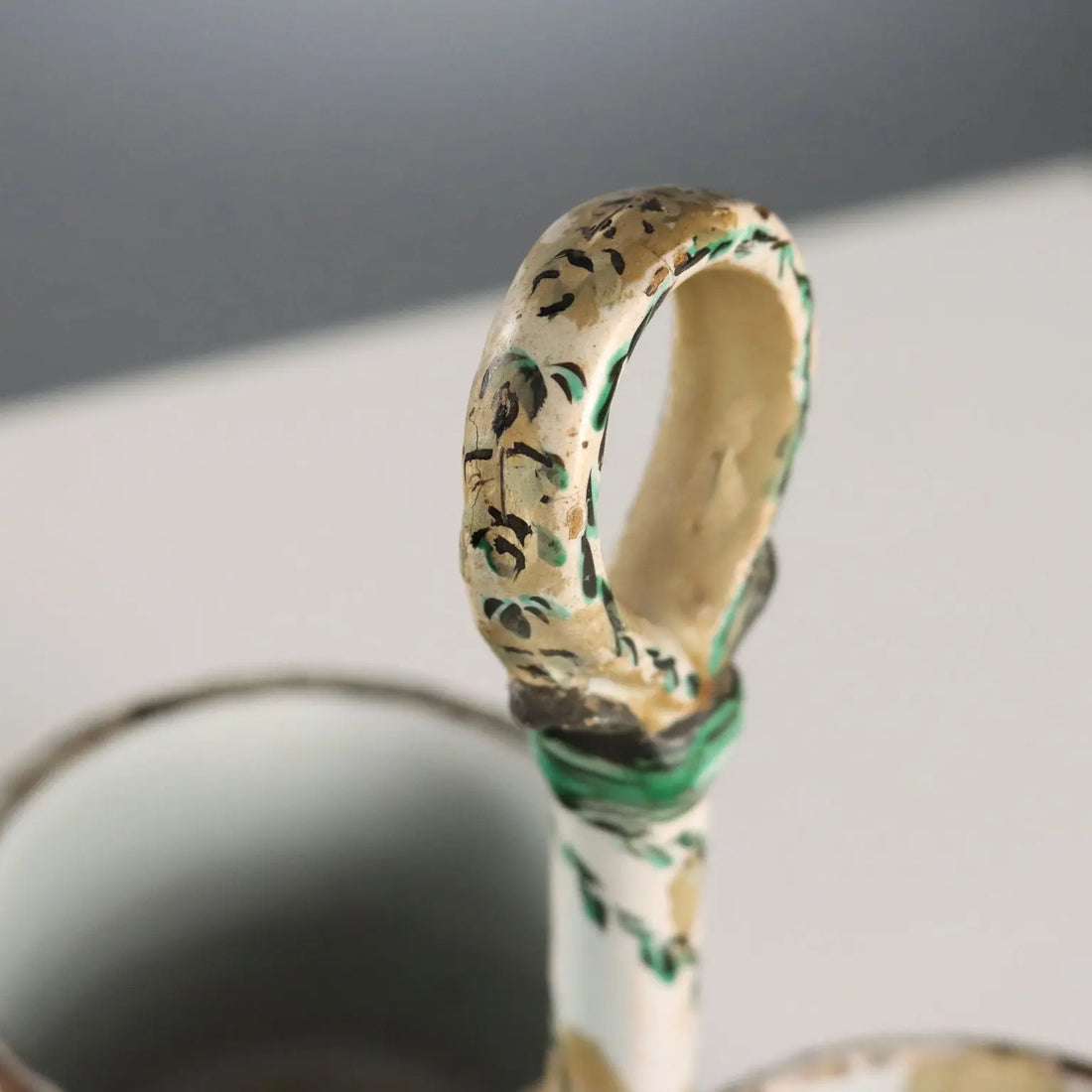 Antique Majolica Oil and Vinegar Holder Decorations XVIII Century - Italy, Late XVIII Century | Antiques | Ceramics Products