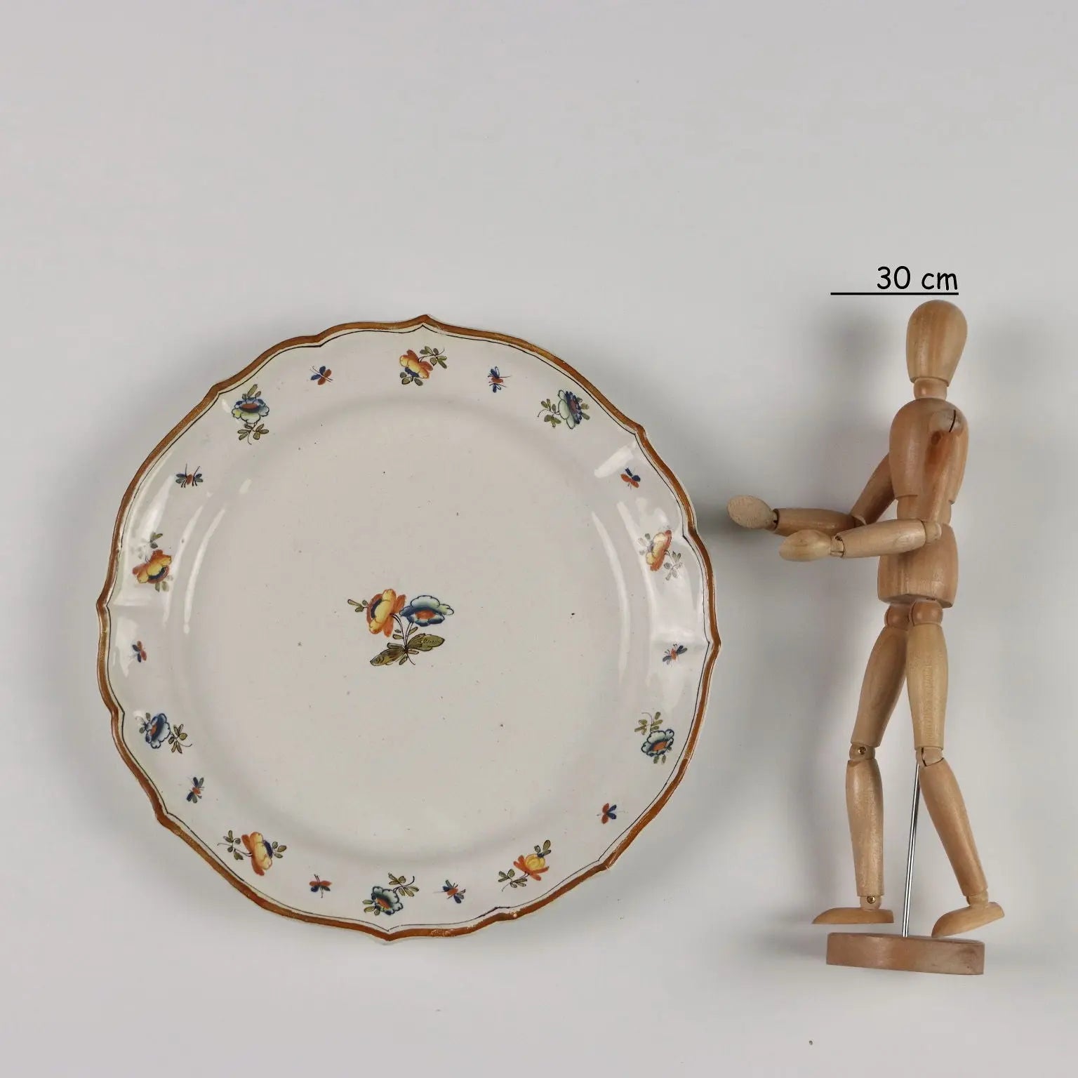 Antique Majolica Plates Manufacture of Milan Late XVIII Century