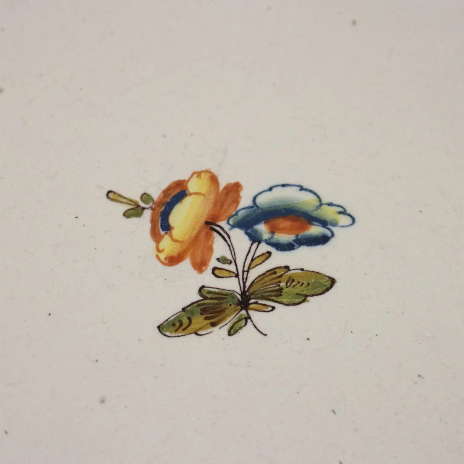 Antique Majolica Plates Manufacture of Milan Late XVIII Century