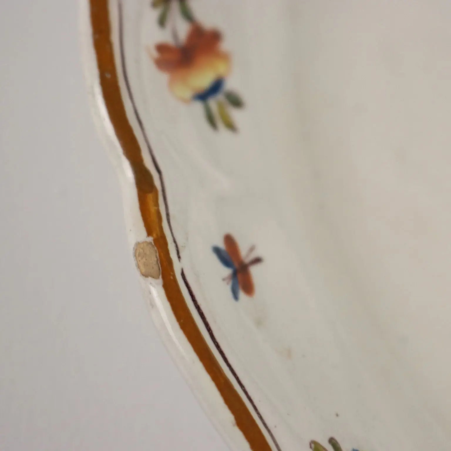 Antique Majolica Plates Manufacture of Milan Late XVIII Century