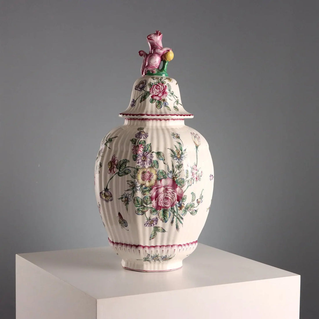 Antique Potiche Majolica Manufacture of Lille France XIX Century - France, Mid XIX Century | Antiques | Ceramics Products