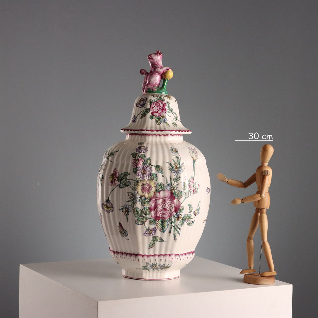 Antique Potiche Majolica Manufacture of Lille France XIX Century - France, Mid XIX Century | Antiques  Ceramics Products