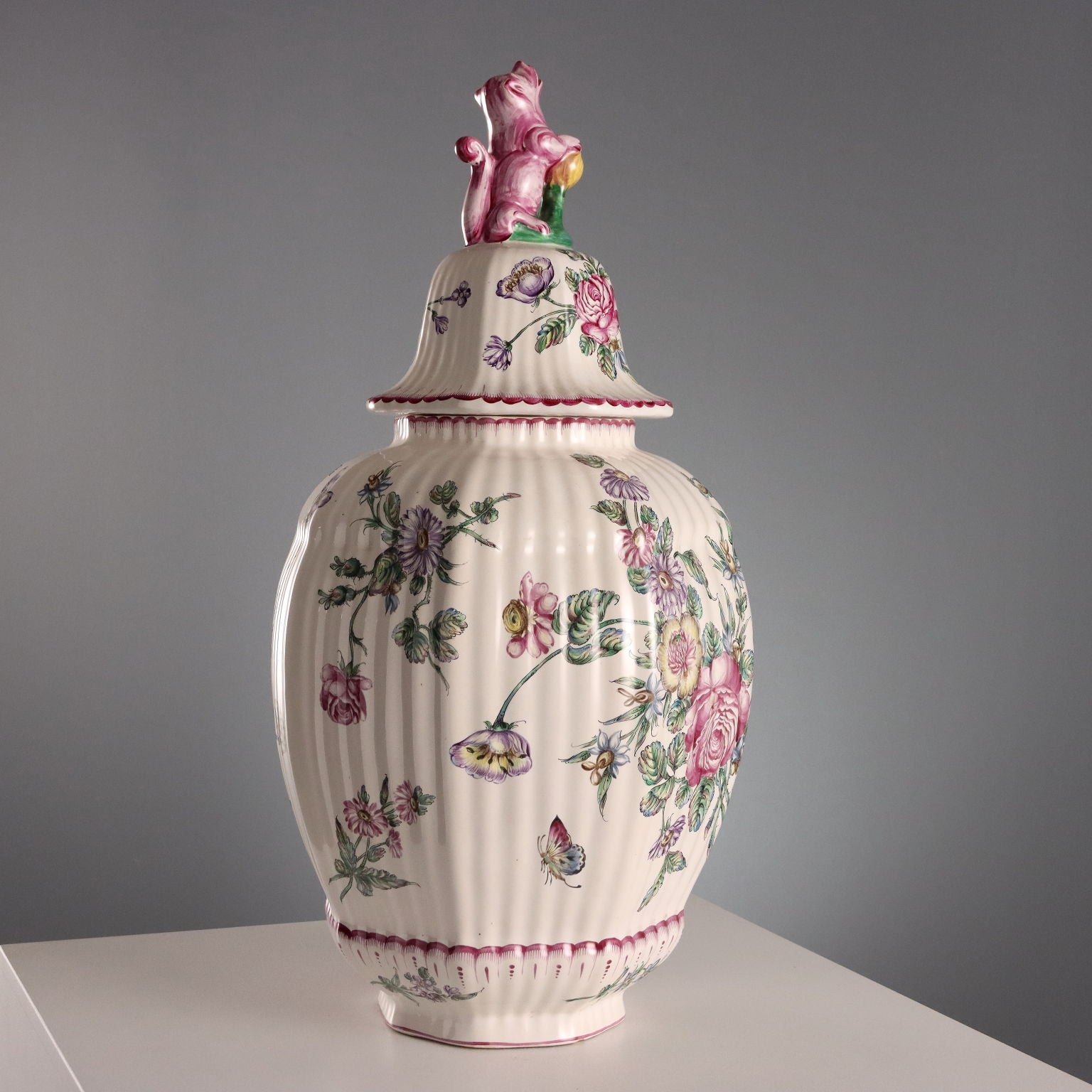 Antique Potiche Majolica Manufacture of Lille France XIX Century - France, Mid XIX Century | Antiques  Ceramics Products