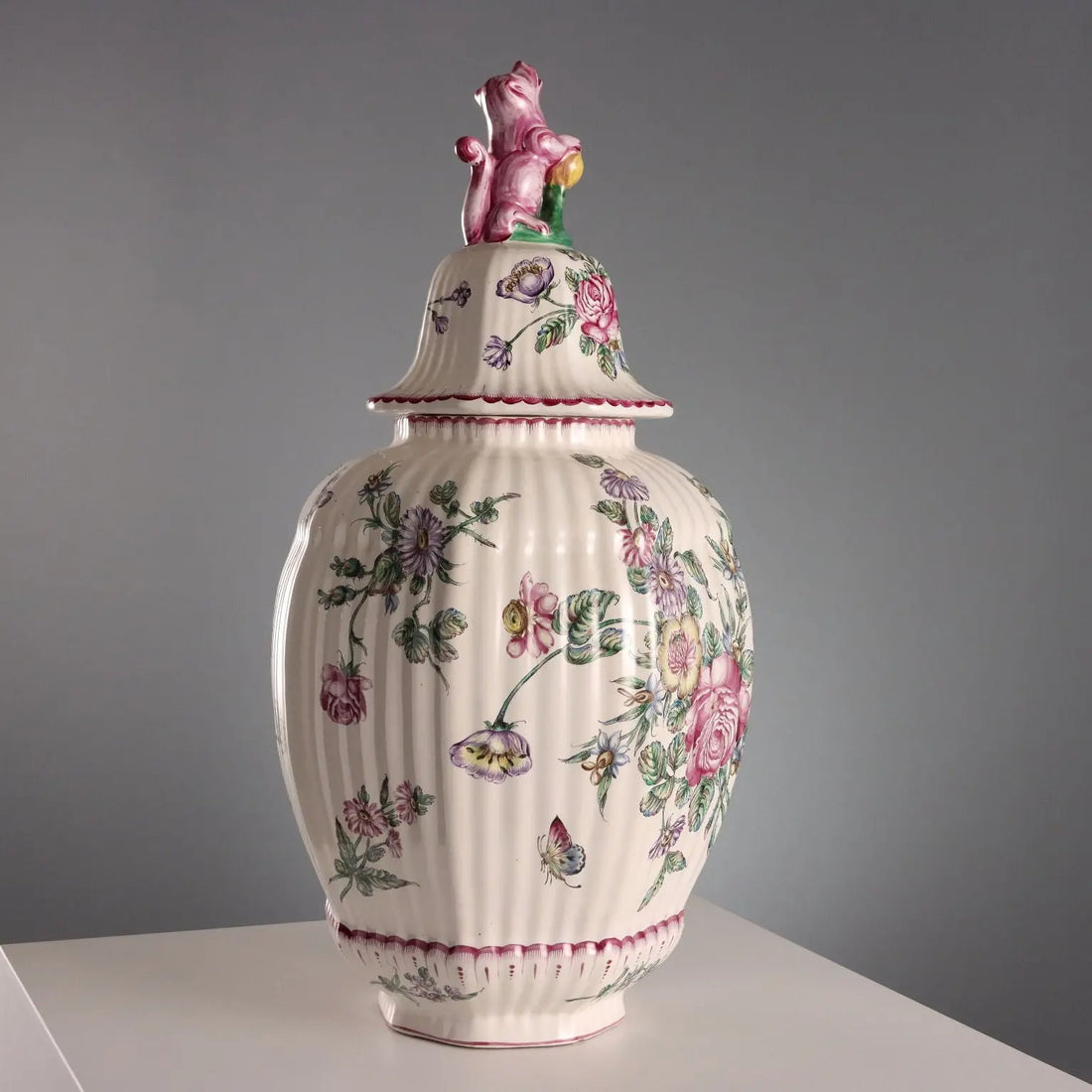 Antique Potiche Majolica Manufacture of Lille France XIX Century - France, Mid XIX Century | Antiques | Ceramics Products