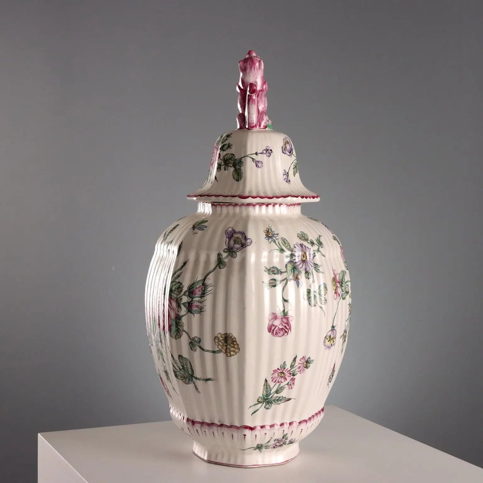 Antique Potiche Majolica Manufacture of Lille France XIX Century - France, Mid XIX Century | Antiques | Ceramics Products