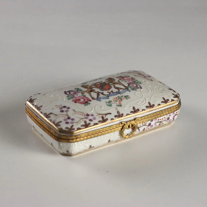Antique Porcelain Box Edmé Samson Paris France XIX Century - France, Late XIX Century | Antiques | Ceramics Products