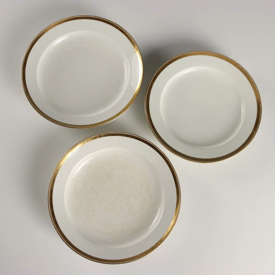 Antique Plate Set Vienna Porcelain Austria Mid XIX Century - Austria, Mid XIX Century | Antiques | Ceramics Products