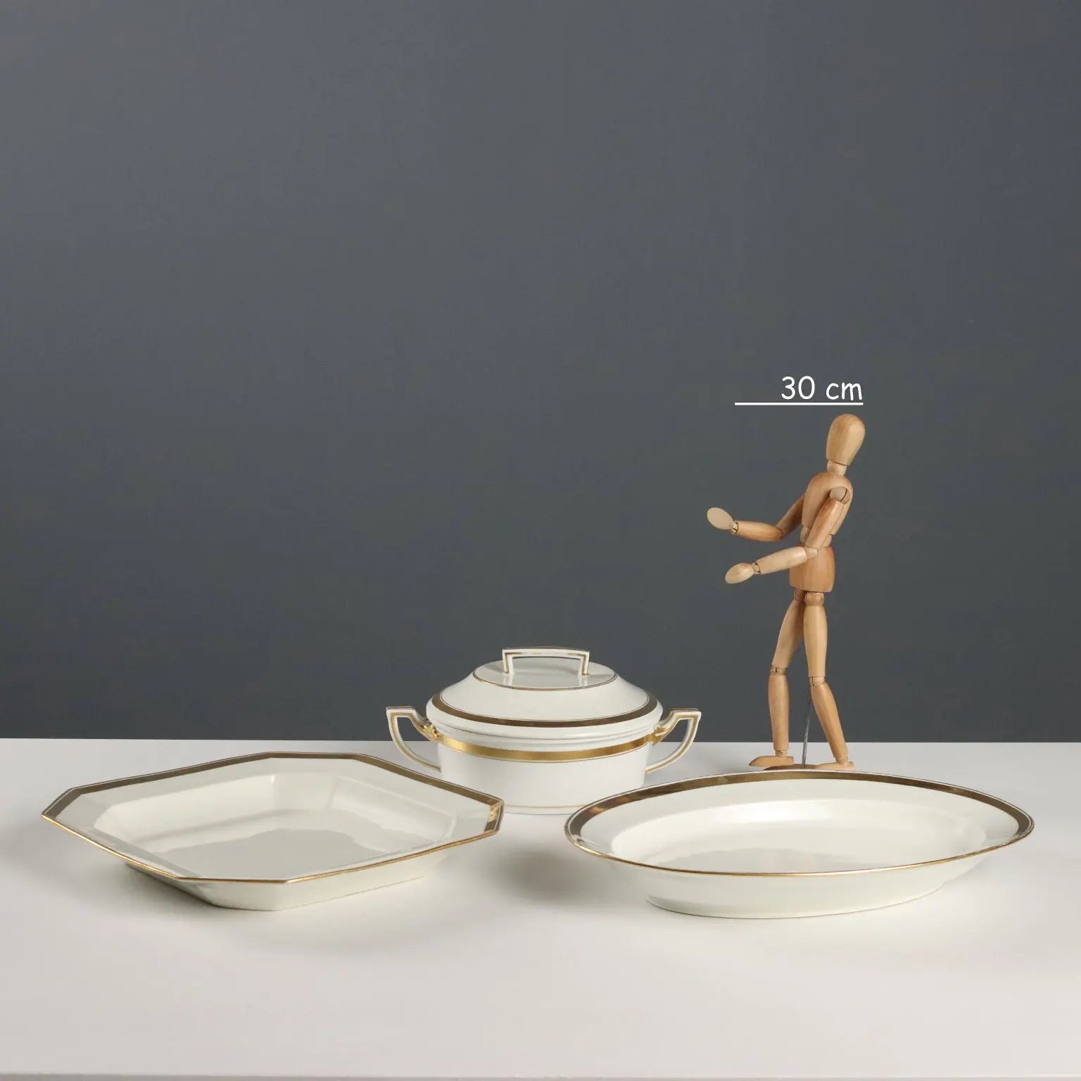 Antique Plate Set Vienna Porcelain Austria Mid XIX Century - Austria, Mid XIX Century | Antiques | Ceramics Products
