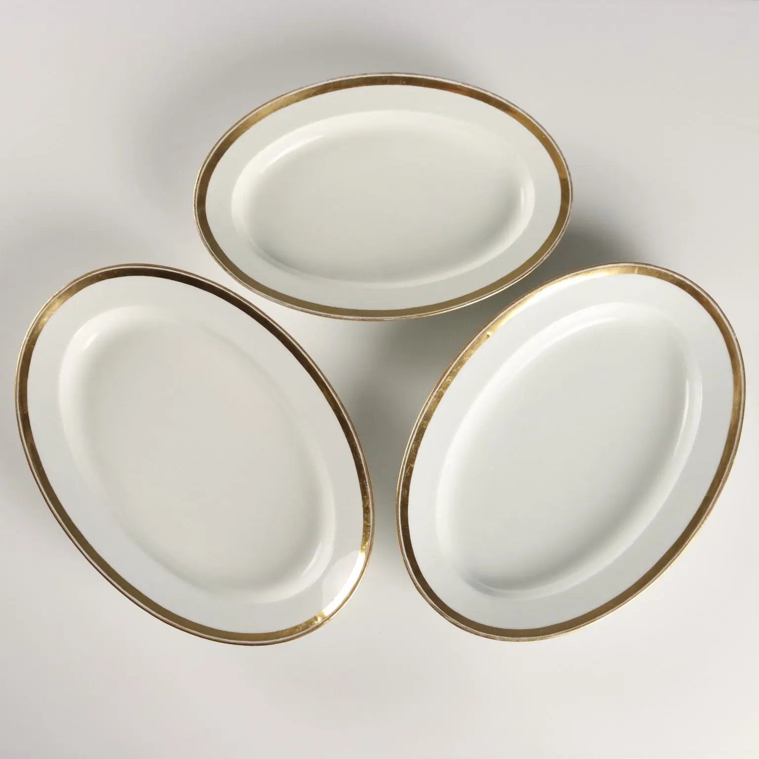 Antique Plate Set Vienna Porcelain Austria Mid XIX Century - Austria, Mid XIX Century | Antiques | Ceramics Products