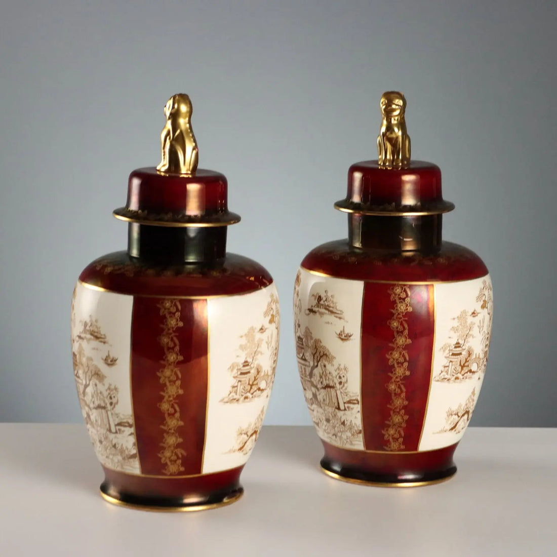 Vintage Potiches Crown Devon Manufacture England 1950s - England, 1950s | Antiques | Ceramics Products