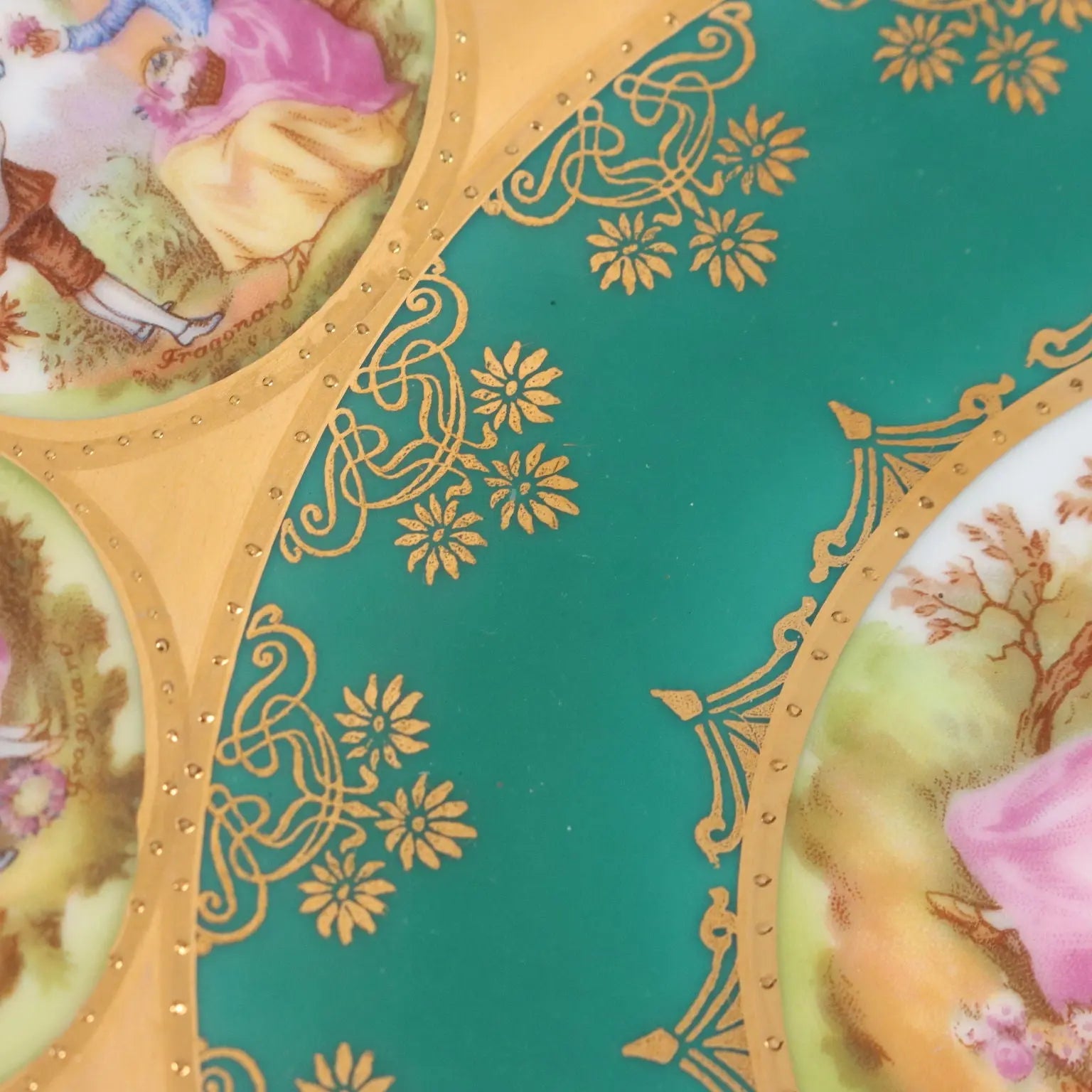 Antique J.K.W. Plates Multicoloured Porcelain Germany XX Century - Germany, Mid XX Century | Antiques | Ceramics Products