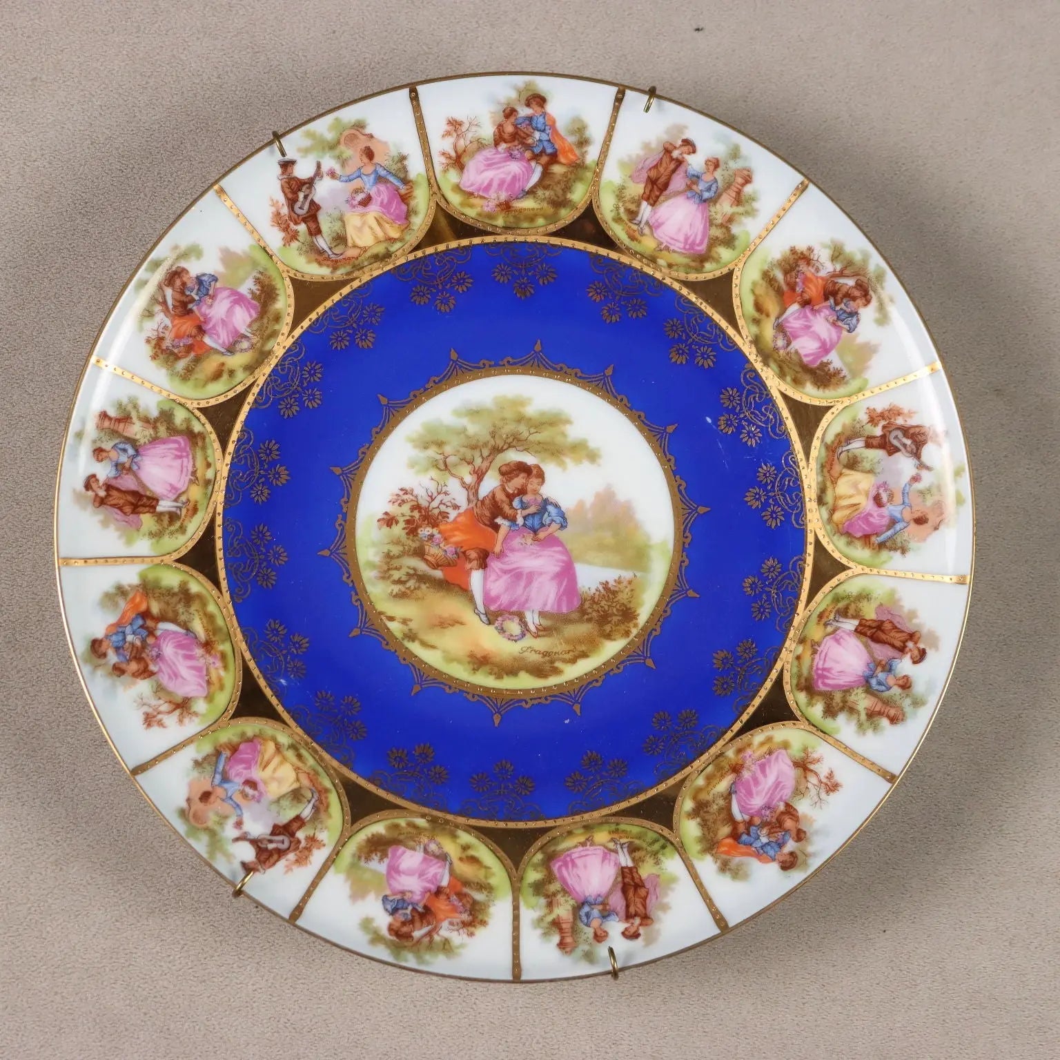 Antique J.K.W. Plates Multicoloured Porcelain Germany XX Century - Germany, Mid XX Century | Antiques | Ceramics Products