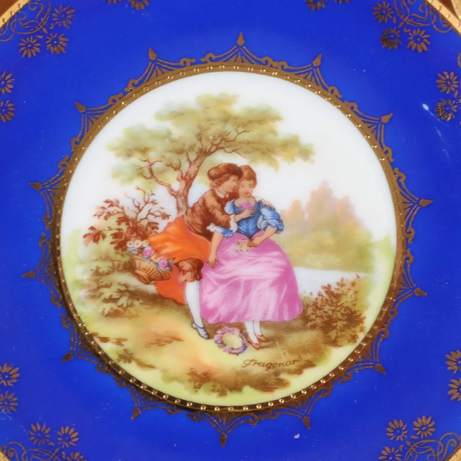 Antique J.K.W. Plates Multicoloured Porcelain Germany XX Century - Germany, Mid XX Century | Antiques | Ceramics Products