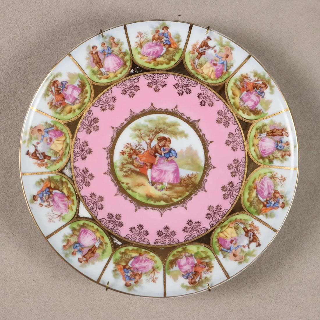 Antique J.K.W. Plates Multicoloured Porcelain Germany XX Century - Germany, Mid XX Century | Antiques | Ceramics Products
