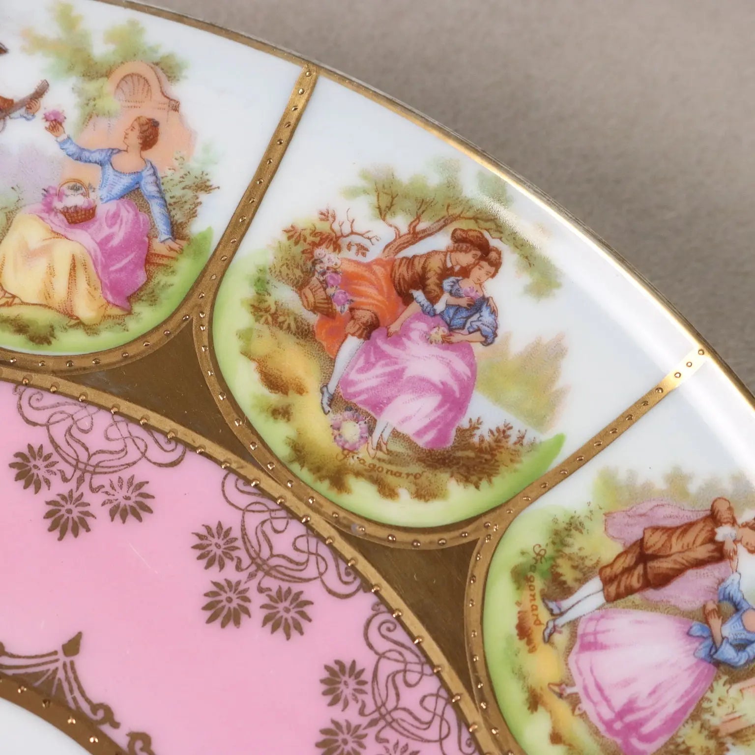 Antique J.K.W. Plates Multicoloured Porcelain Germany XX Century - Germany, Mid XX Century | Antiques | Ceramics Products