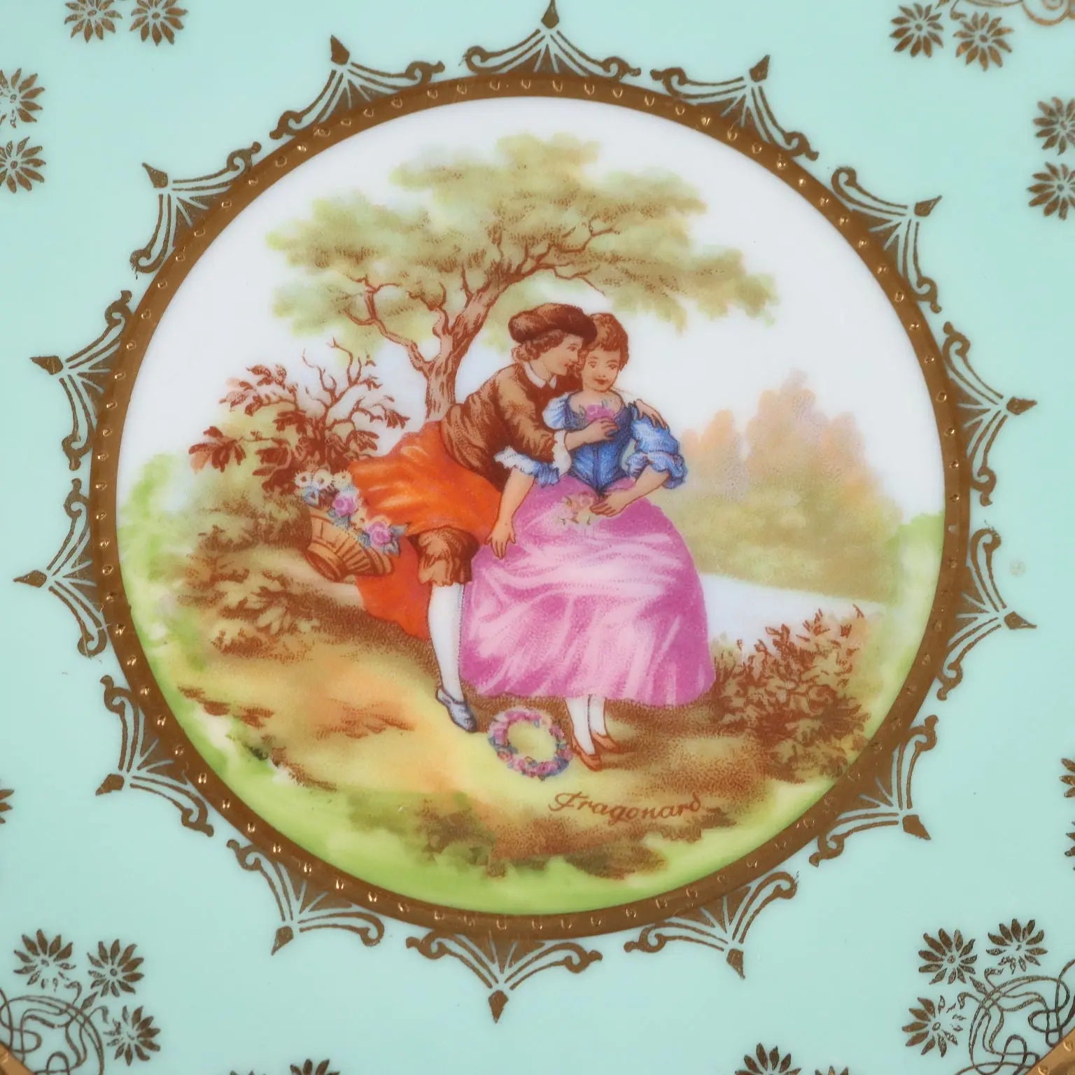 Antique J.K.W. Plates Multicoloured Porcelain Germany XX Century - Germany, Mid XX Century | Antiques | Ceramics Products