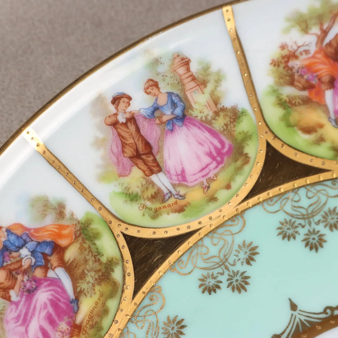 Antique J.K.W. Plates Multicoloured Porcelain Germany XX Century - Germany, Mid XX Century | Antiques | Ceramics Products
