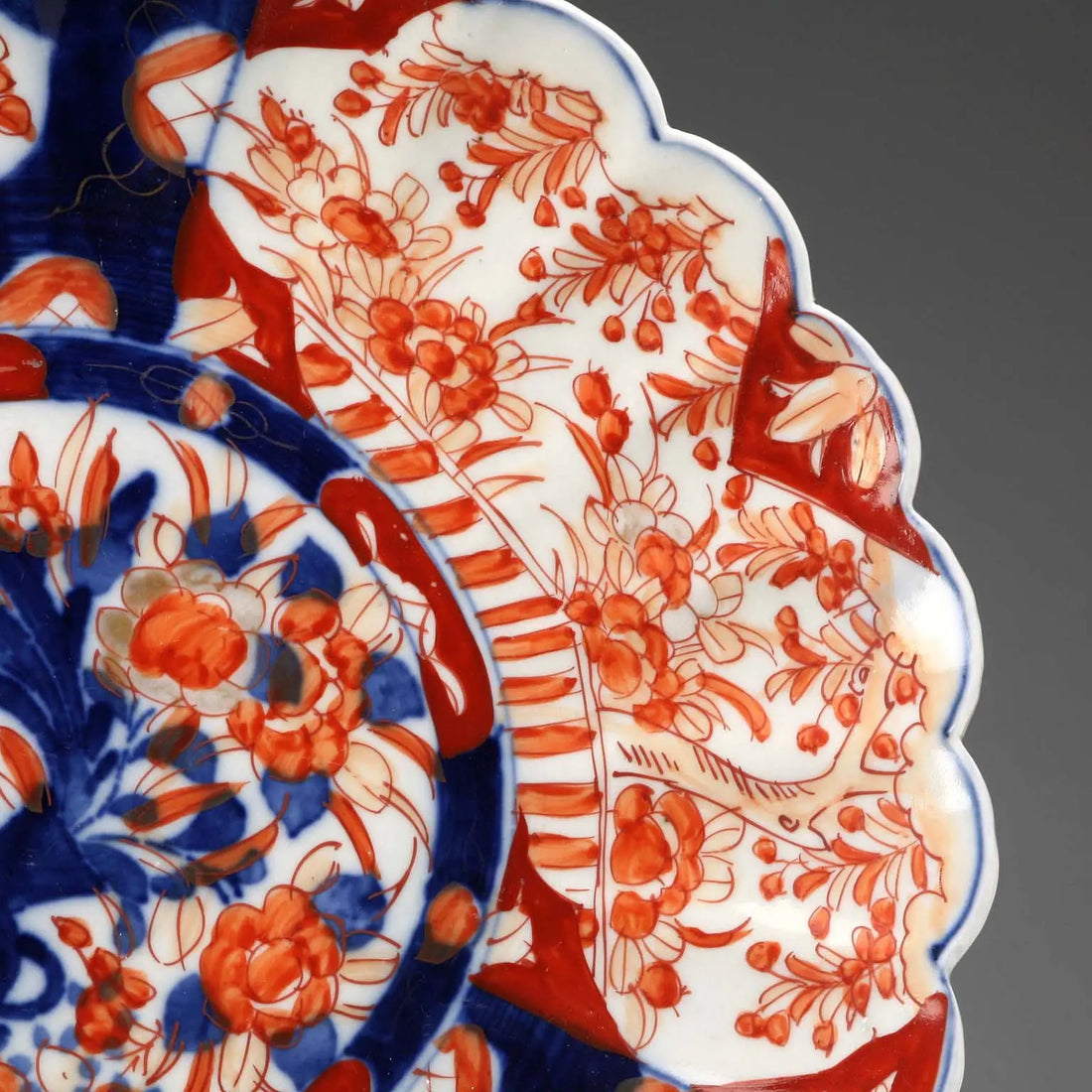 Antique Porcelain Plate Decorations Flowers Japan XIX Century - Japan, Meiji Era | Antiques | Ceramics Products
