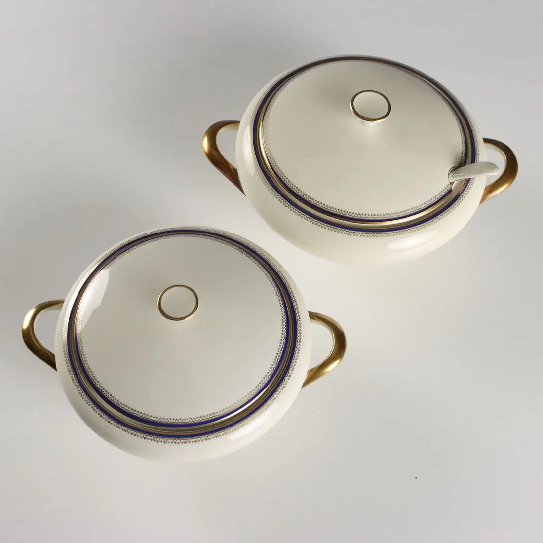 Vintage Dishes Set Tirschenreuth Manufacture Germany 1950s