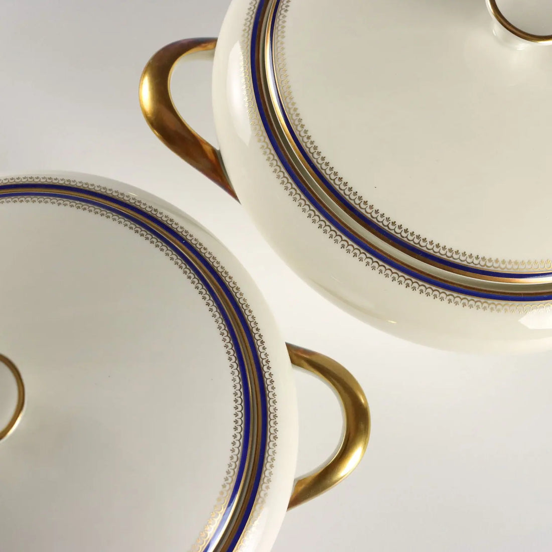 Vintage Dishes Set Tirschenreuth Manufacture Germany 1950s