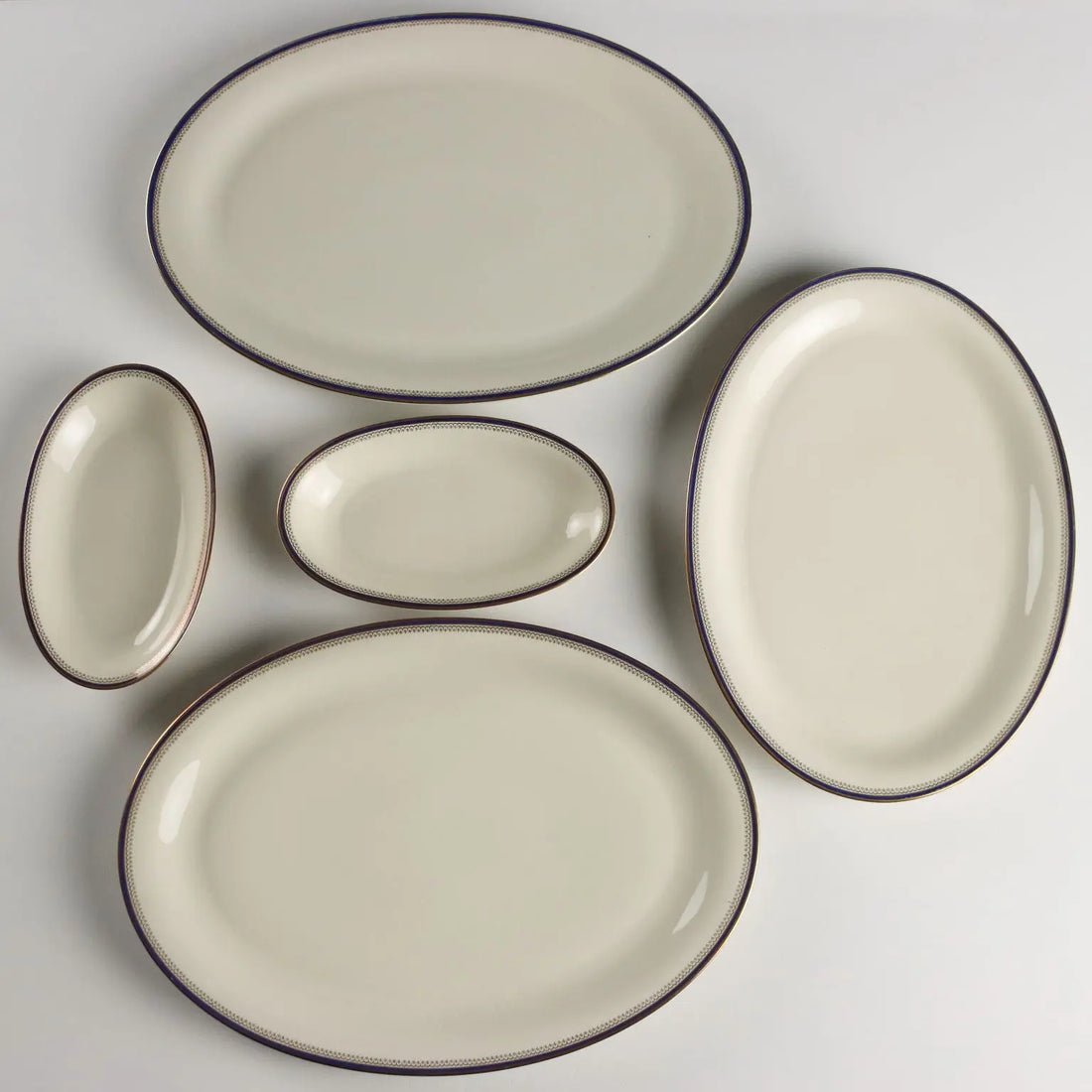Vintage Dishes Set Tirschenreuth Manufacture Germany 1950s