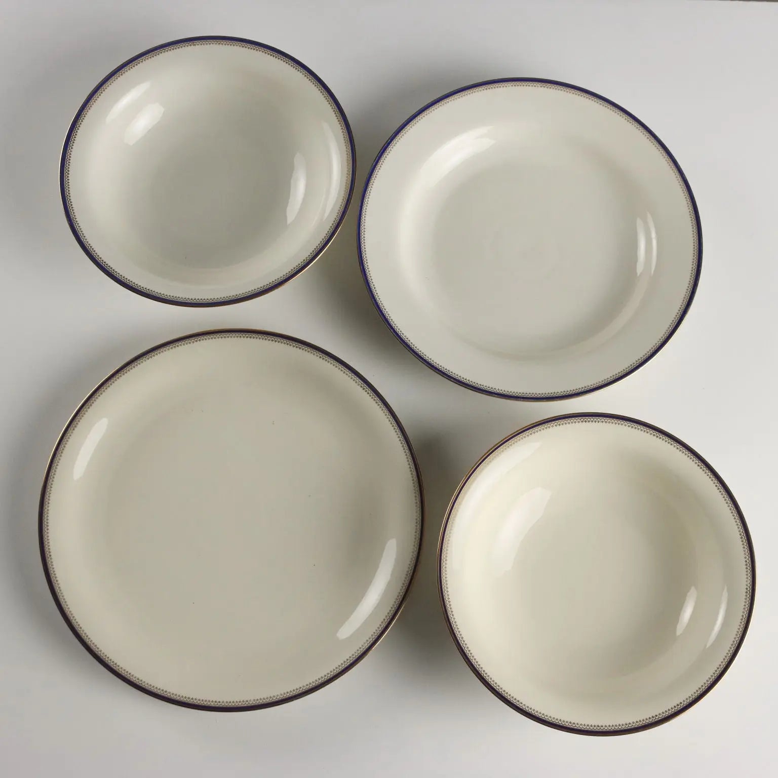 Vintage Dishes Set Tirschenreuth Manufacture Germany 1950s