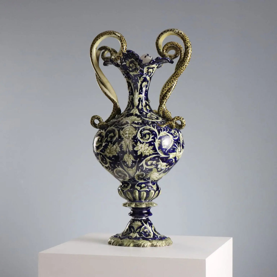 Antique Amphorae Neo-Renaissance Style Majolica Italy XIX Century - Italy, Late XIX Century | Antiques | Ceramics Products