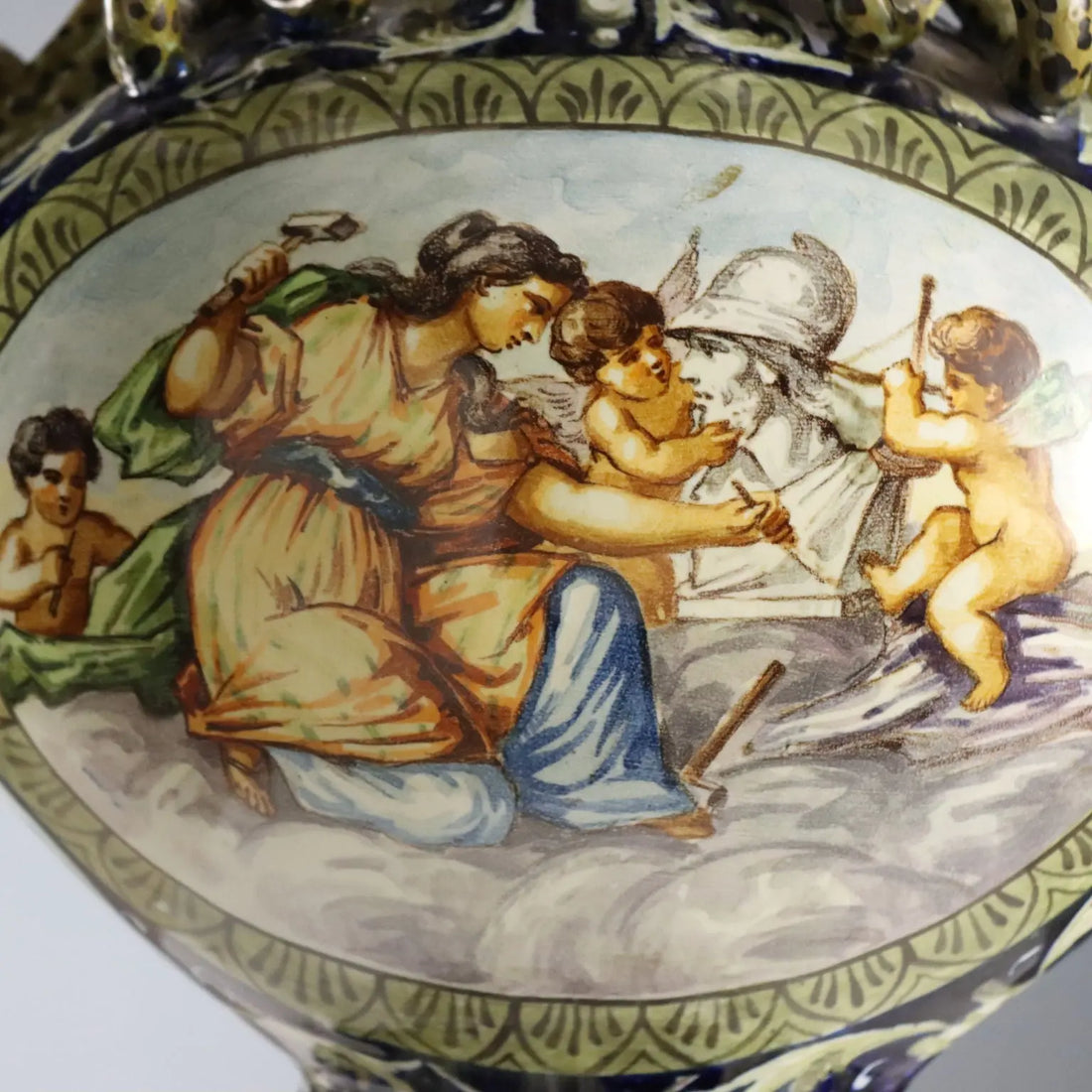 Antique Amphorae Neo-Renaissance Style Majolica Italy XIX Century - Italy, Late XIX Century | Antiques | Ceramics Products