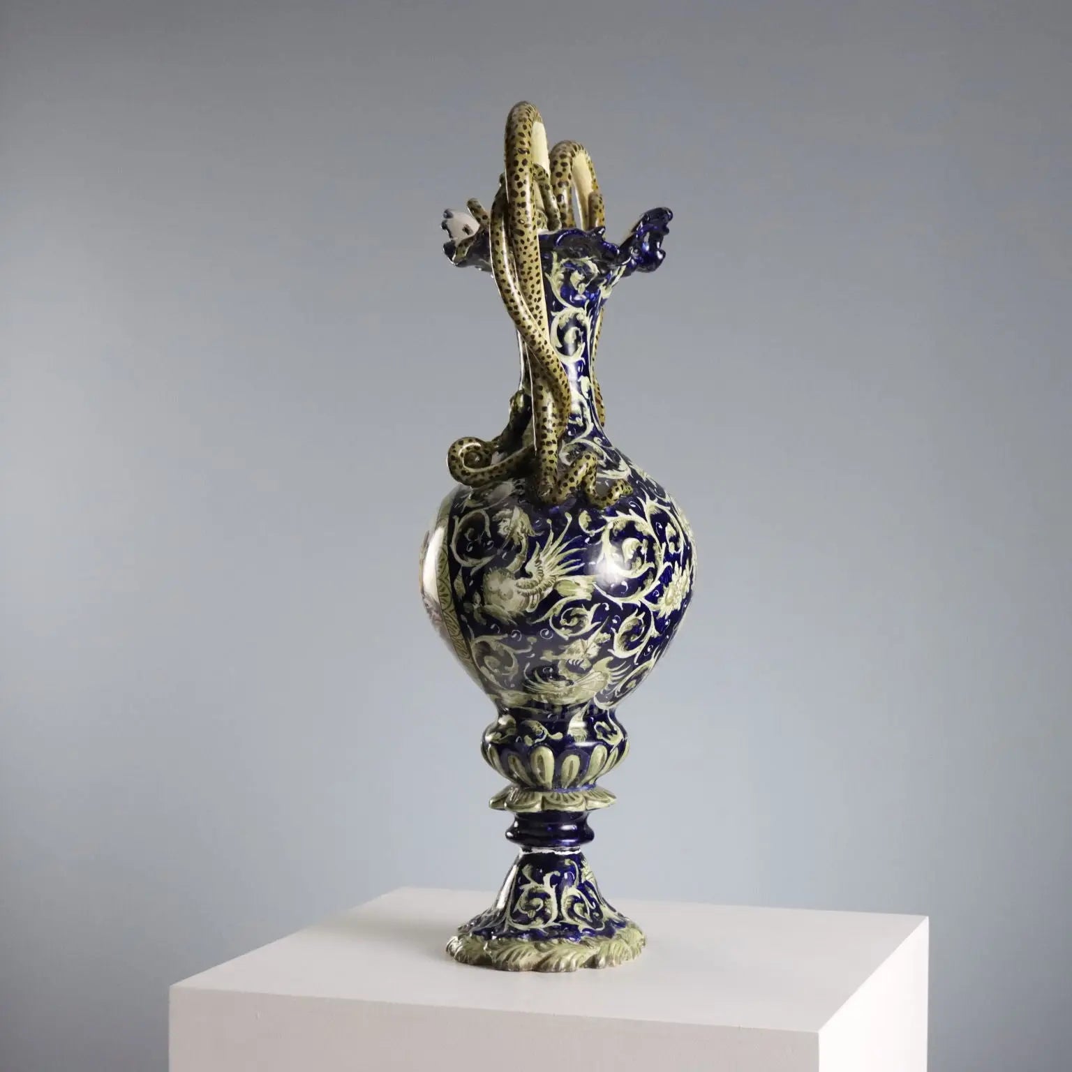 Antique Amphorae Neo-Renaissance Style Majolica Italy XIX Century - Italy, Late XIX Century | Antiques | Ceramics Products