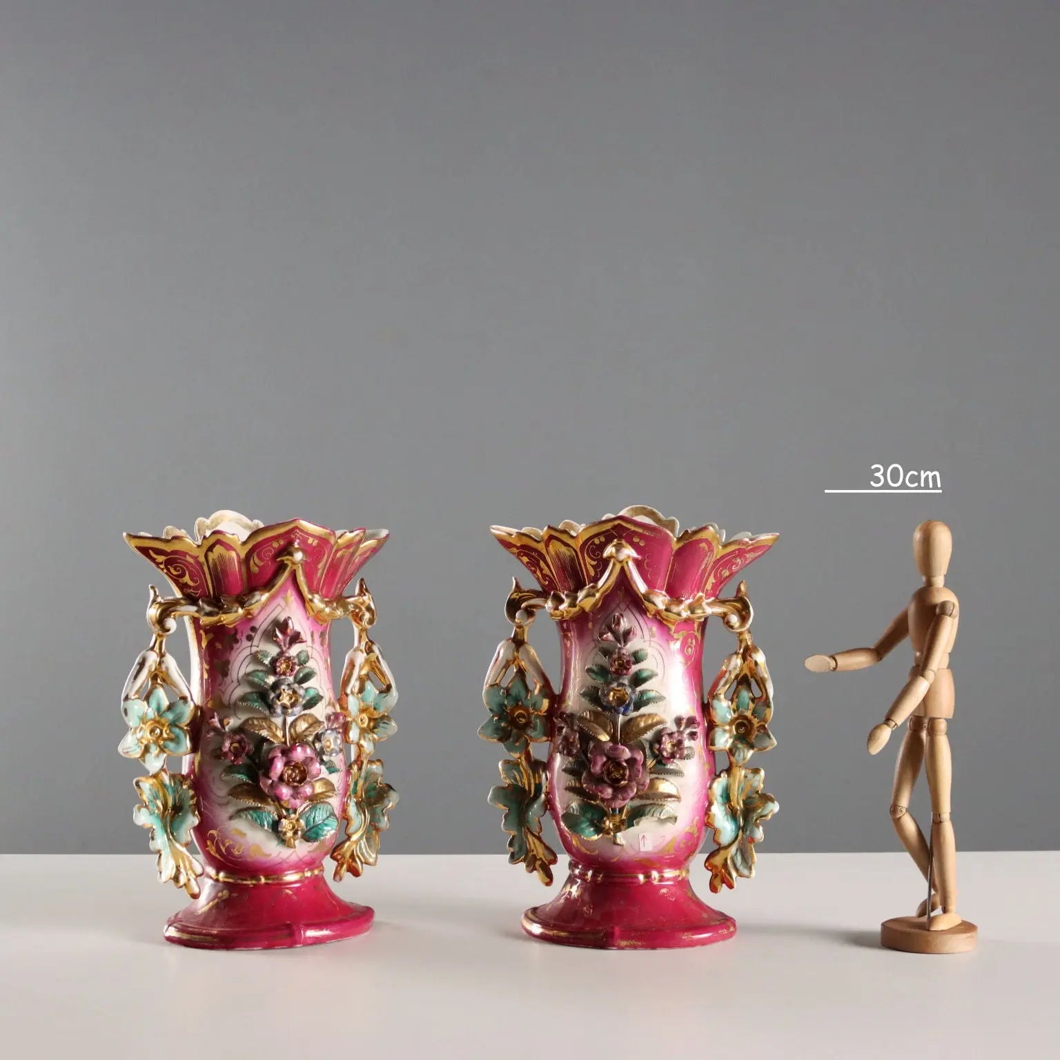 Antique Vases for Bouquets White Porcelain Europe XIX Century - Central Europe, XIX Century | Antiques | Ceramics Products