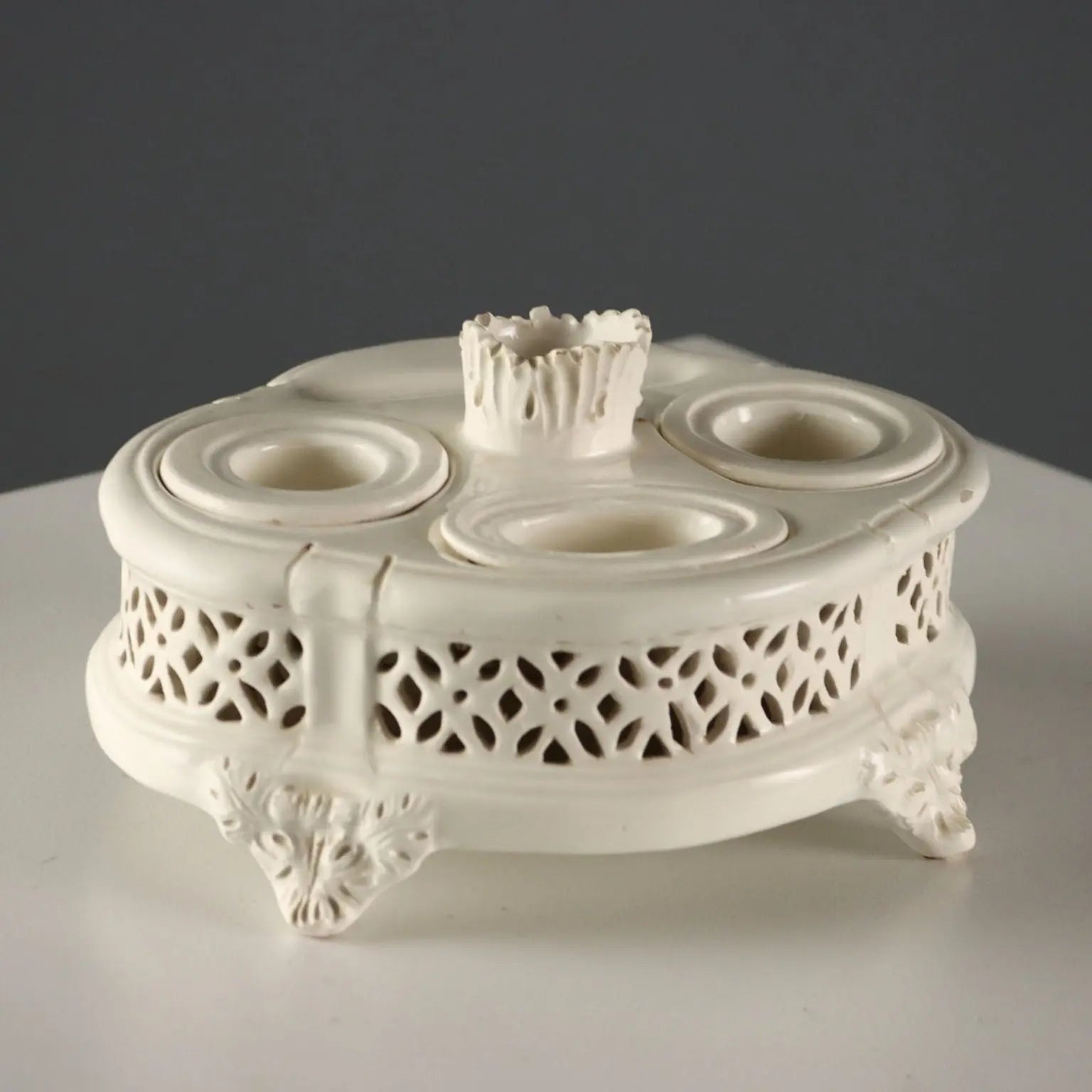 Antique Inkwell Earthenware Central Italy Mid XIX Century - Central Italy, Mid XIX Century | Antiques | Ceramics Products