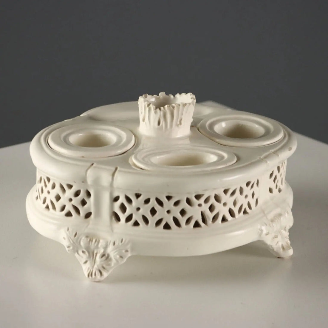 Antique Inkwell Earthenware Central Italy Mid XIX Century - Central Italy, Mid XIX Century | Antiques | Ceramics Products