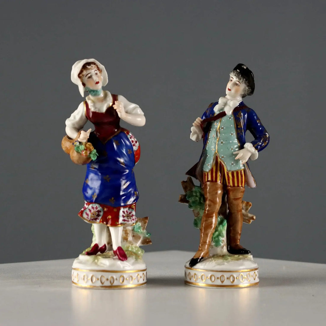 Antique Figurines Ludwigsburg Porcelain Germany 1860 - Germany, 1860 | Antiques | Ceramics Products