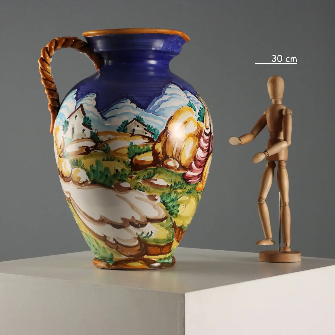 Antique Majolica Amphora Taccini Manufacture Italy XX Century - Italy, XX Century | Antiques | Ceramics Products