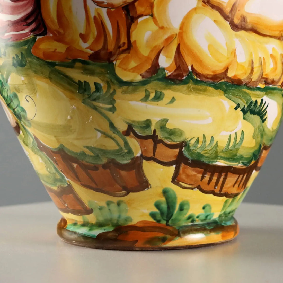 Antique Majolica Amphora Taccini Manufacture Italy XX Century - Italy, XX Century | Antiques | Ceramics Products