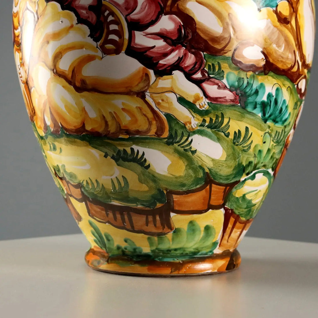 Antique Majolica Amphora Taccini Manufacture Italy XX Century - Italy, XX Century | Antiques | Ceramics Products