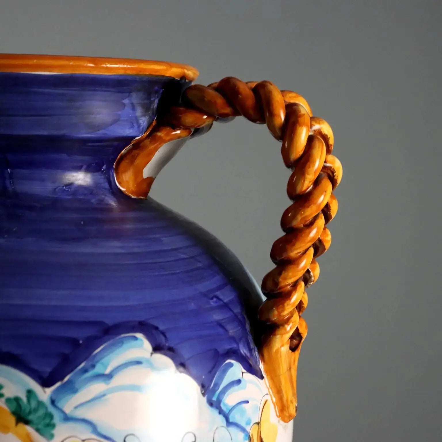 Antique Majolica Amphora Taccini Manufacture Italy XX Century - Italy, XX Century | Antiques | Ceramics Products