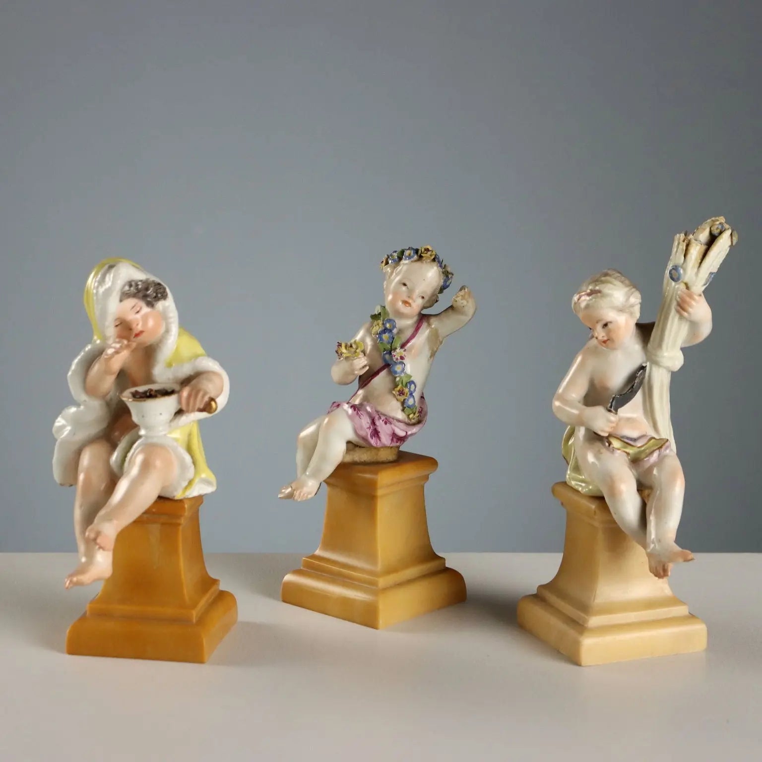 Antique Figurines Porcelain Germany XIX Century
