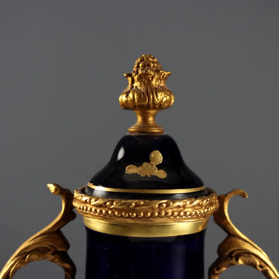 Antique Triptych Vases Porcelain Gilded Bronze France XX Century - France, Mid XX Century | Antiques | Ceramics Products
