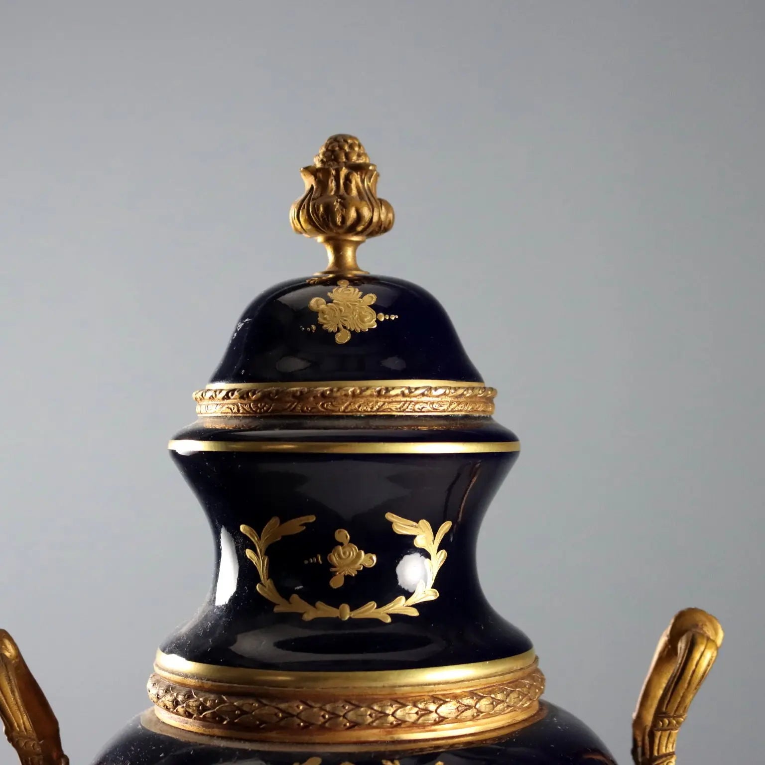 Antique Sèvres Porcelain Vase Gold Decorations France XX Century - France, Mid XX Century | Antiques | Ceramics Products