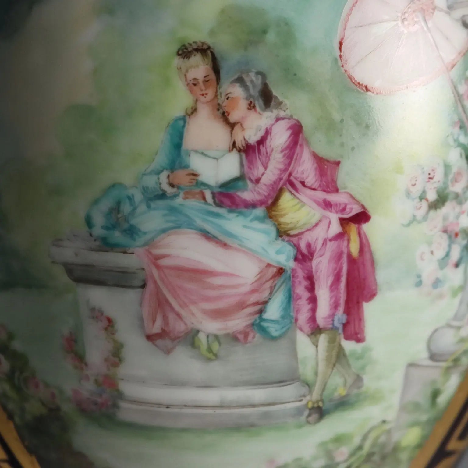 Antique Sèvres Porcelain Vase Gold Decorations France XX Century - France, Mid XX Century | Antiques | Ceramics Products
