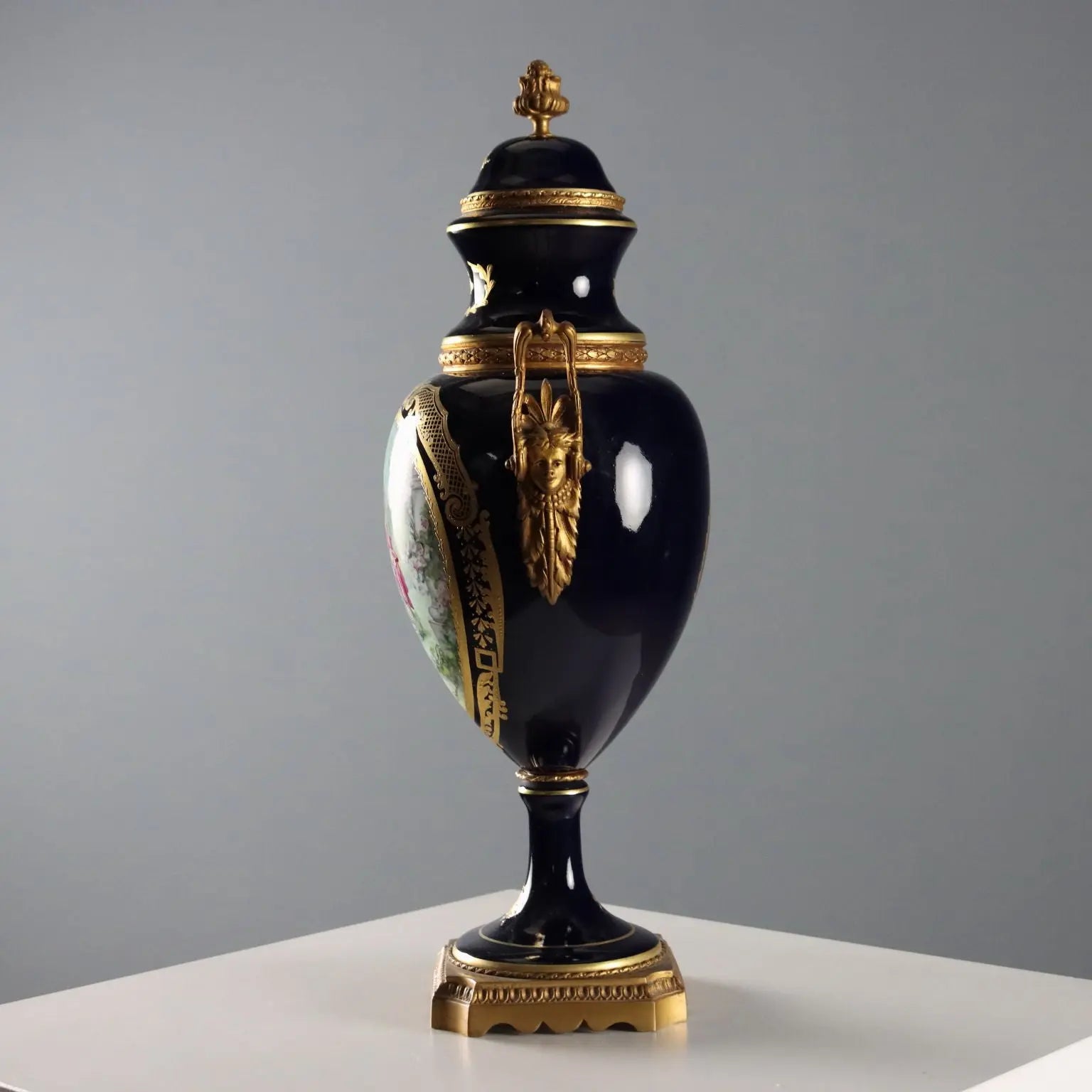 Antique Sèvres Porcelain Vase Gold Decorations France XX Century - France, Mid XX Century | Antiques | Ceramics Products