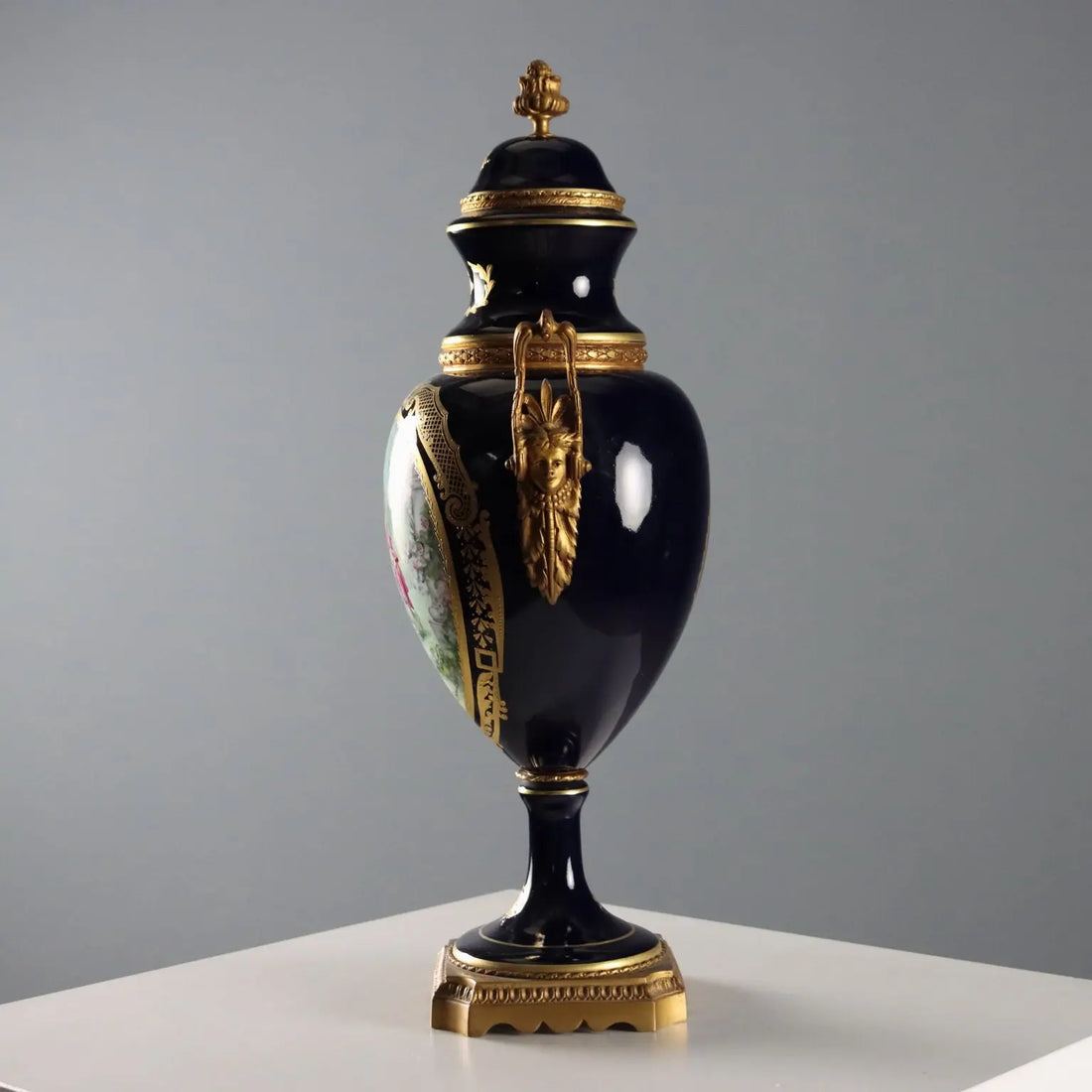 Antique Sèvres Porcelain Vase Gold Decorations France XX Century - France, Mid XX Century | Antiques | Ceramics Products