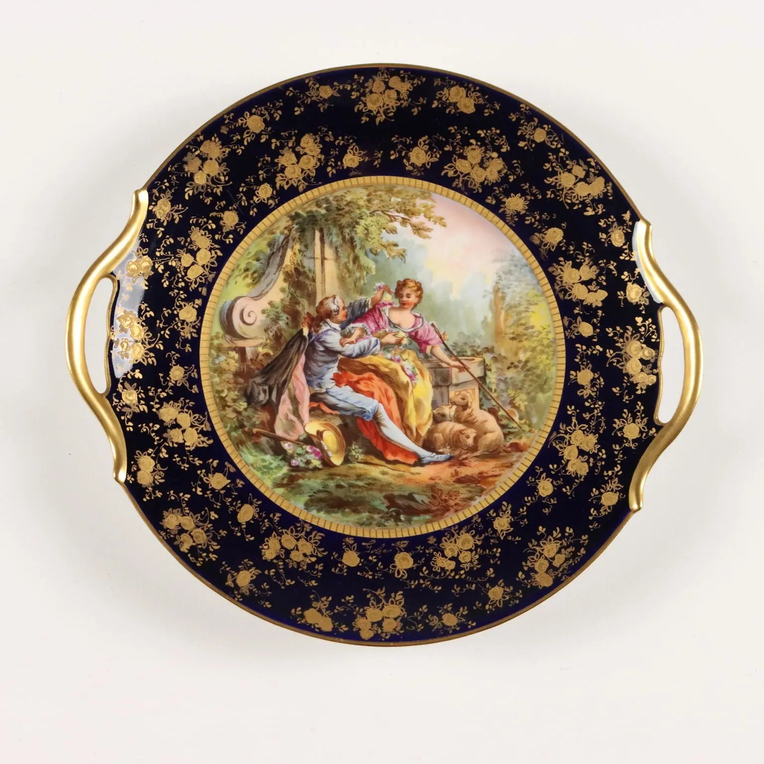 Andrè Golse Limoges Pastry Cake Service France XIX-XX Century