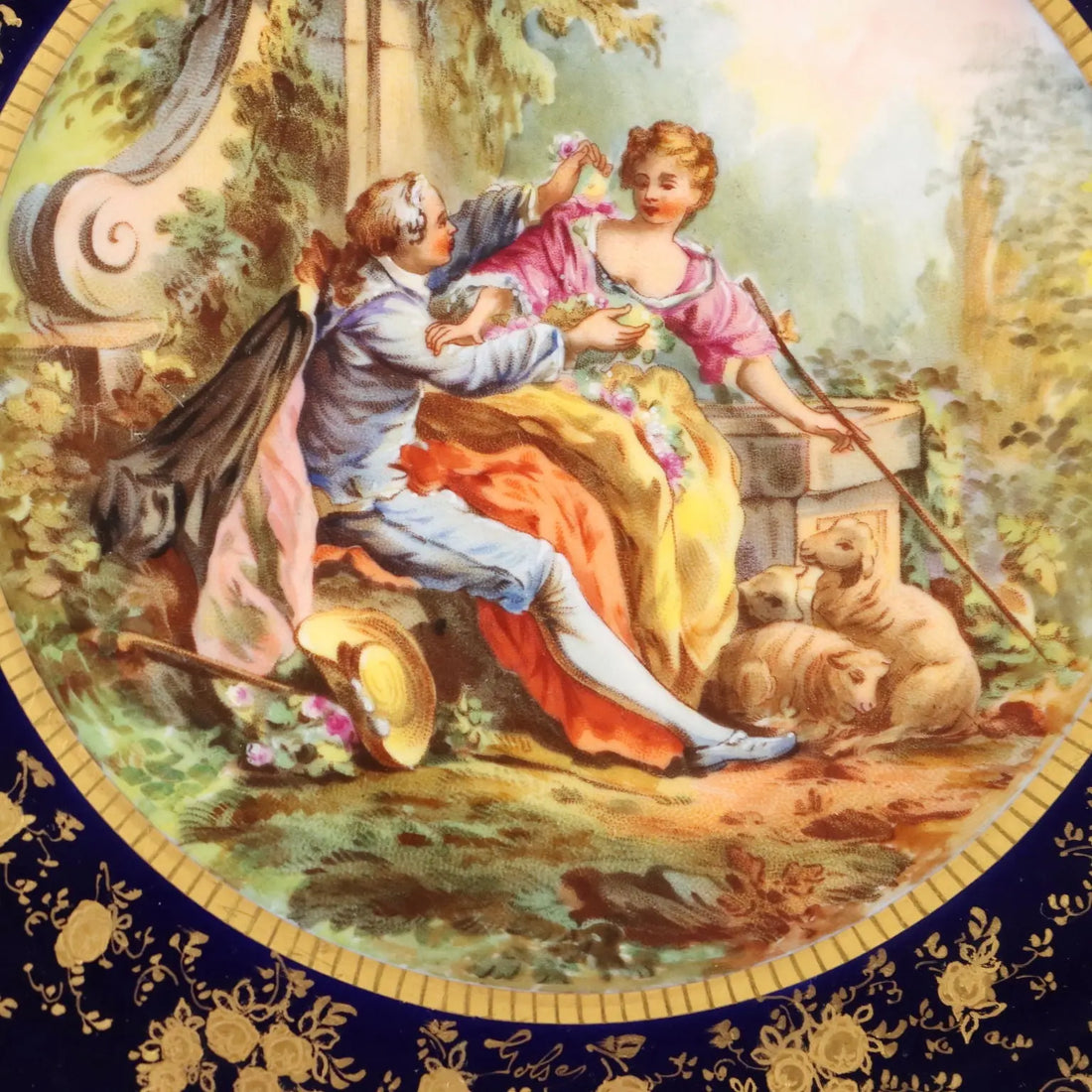 Andrè Golse Limoges Pastry Cake Service France XIX-XX Century