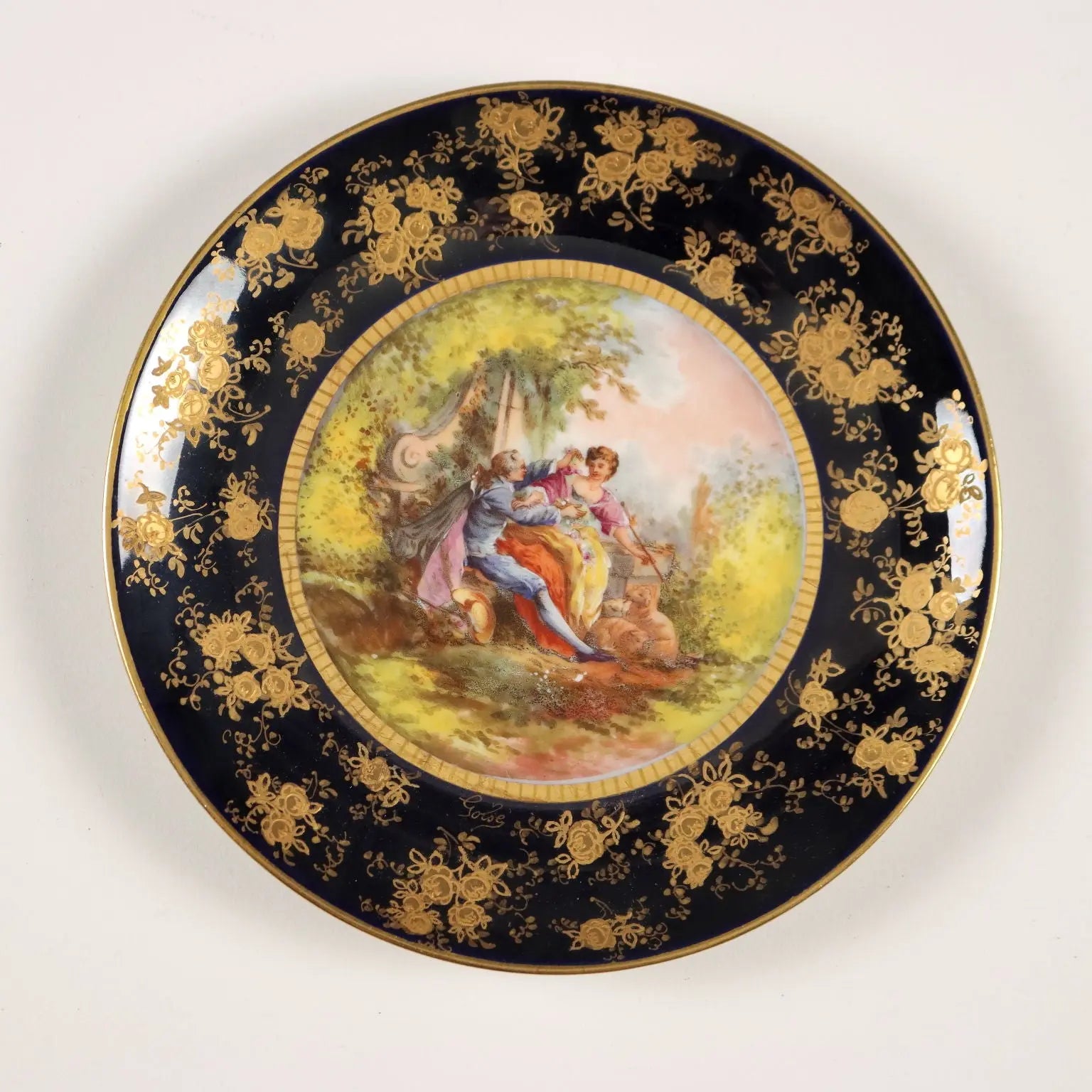 Andrè Golse Limoges Pastry Cake Service France XIX-XX Century